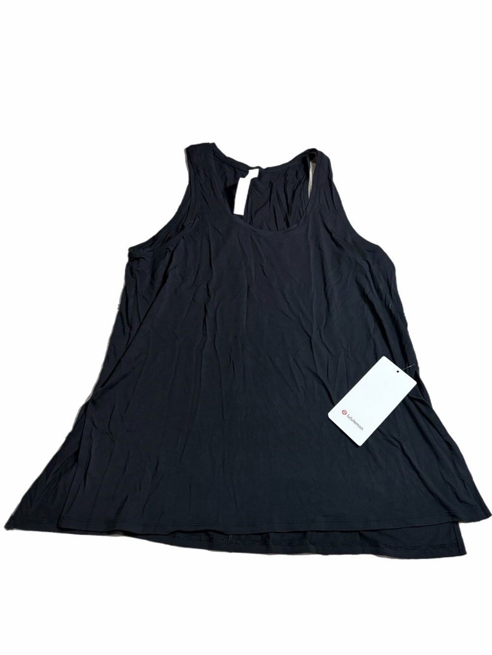 NWT Lululemon Modal-Silk Side-Slit Tank (Black) Size XL